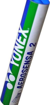 YONEX As2 Badminton Feather Shuttles Feather Shuttle  - White