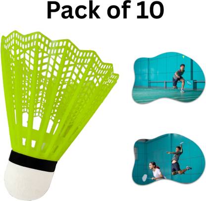 CTC CREATION High-quality Nylon Shuttlecock designed for training Plastic Shuttle  - Multicolor