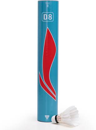 LI-NING D8 Feather Shuttlecock Feather Shuttle  - White