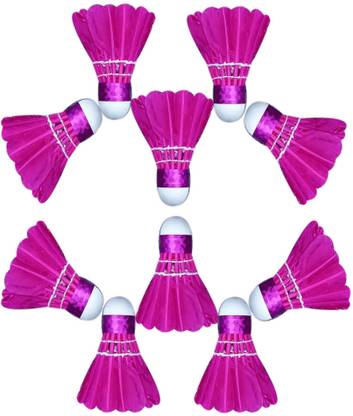 Maahi Dark Pink Feather shuttlecock Feather Shuttle  - Pink