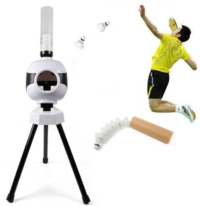 PROFFIX Badminton shuttle training feeder machine Nylon Shuttle  - White, Yellow