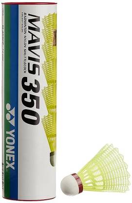 YONEX MAVIS 350 RED Nylon Shuttle  - Yellow, Red