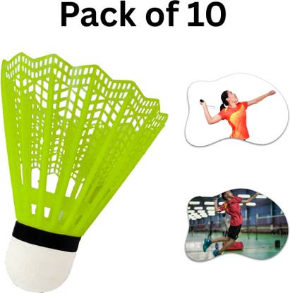 meetanshcollection High-Speed Nylon Badminton Shuttles for Professional Drills Plastic Shuttle  - Multicolor