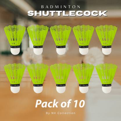 CTC CREATION Quality Nylon Badminton Shuttlecock for consistent training Plastic Shuttle  - Multicolor