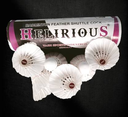 HELIRIOUS GLIDER STAR (FEATHER) Feather Shuttle  - White