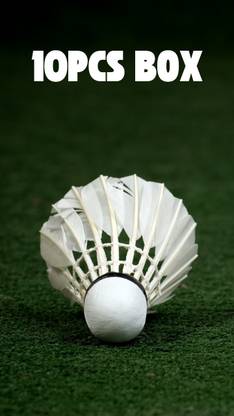 SIFRA HIGH QUALITY FEATHER SHUTTLE Feather Shuttle  - White