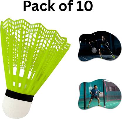 CTC CREATION Durable Nylon Badminton Shuttlecock perfect for regular practice Plastic Shuttle  - Multicolor