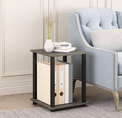HVN 2 tier end table Engineered Wood End Table