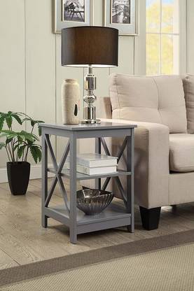 PRITI Convenience Concepts Oxford End Table Engineered Wood Side Table