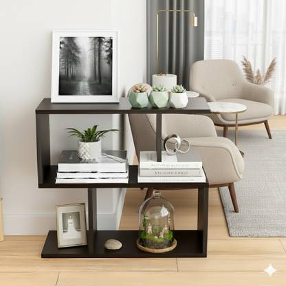 craft buzz CRAFTBUZZ Sofa table / Corner table / Wood Bedside Table (Finish Color - BLACK, Solid Wood Side Table