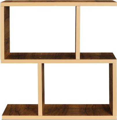 ShahQ S-Shape End Table in Engineered Wood Bedside Table