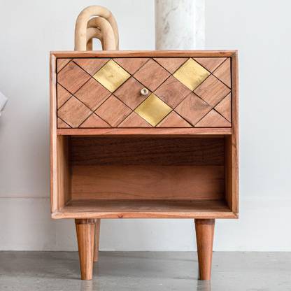 Orange Tree Milan Bedside Solid Wood Bedside Table