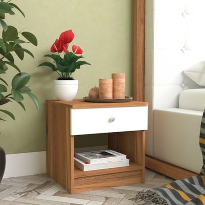 SPACEX Flick Multipurpose Side Table with Drawer Engineered Wood Side Table