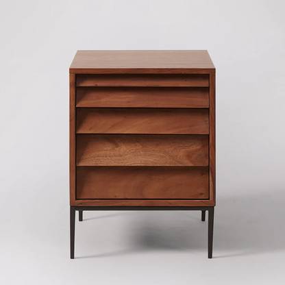 Furnite India Solid Wood Bedside Table