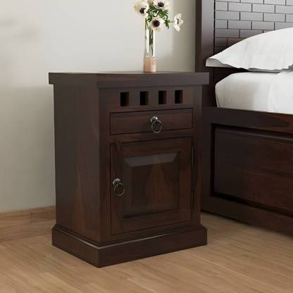 Flipkart Perfect Homes Pure Sheesham Wood Bedside Table Solid Wood Bedside Table