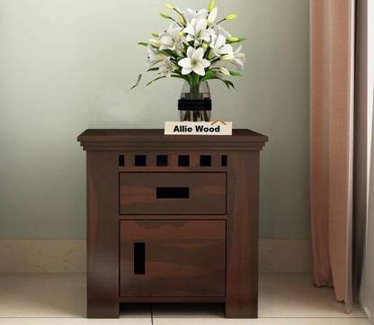 Cherry Wood Rosewood (Sheesham) Solid Wood Bedside Table