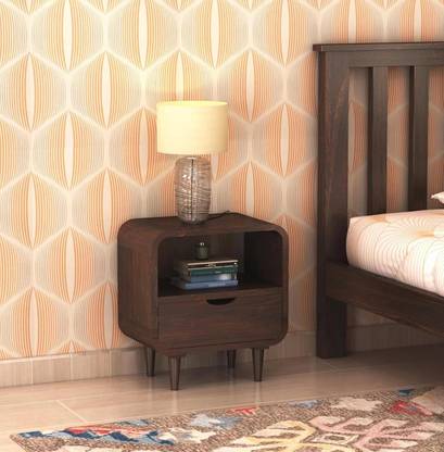 SAVITRIDECOR Solid Sheesham Wood Bedside Table | End table Wooden Solid Wood Bedside Table