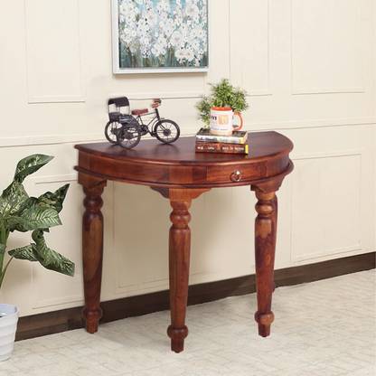 jangid Handicraft Solid Wood Side Table with Elegant Wood Finish for Stylish Living Spaces” Solid Wood Console Table