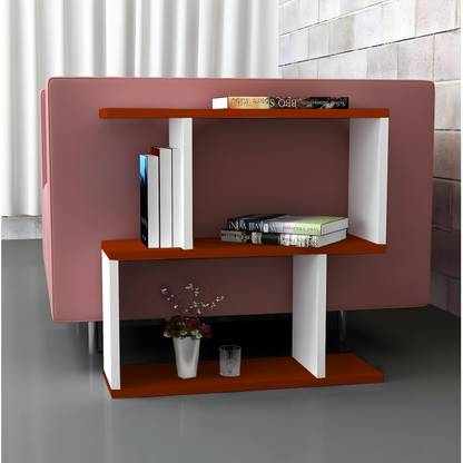 ShahQ S-Shape End Table in Engineered Wood Bedside Table