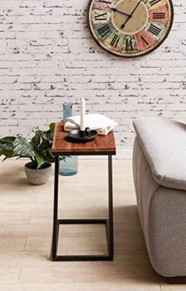 Geetanjali Decor Ruby Solid Wood Z Shaped Sofa Table Solid Wood Corner Table