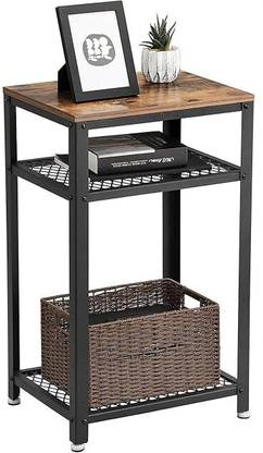 Indian Decor 457907 Space Saving Industrial Side Table, End Telephone Table Metal Side Table