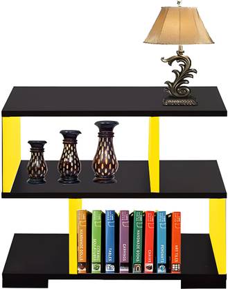 ELAVE HANDICRAFTS S-Shape Bad Side Table in Engineered Wood Engineered Wood Side Table