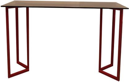 ELWUD Glass Console Table