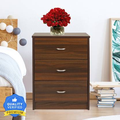 Nilkamal Torrie Engineered Wood Bedside Table