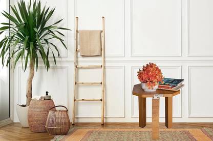 NE Furniture Engineered Wood End Side Table/Stool - Multi-Purpose Design Engineered Wood Side Table