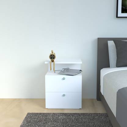 Yelo Engineered Wood Bedside Table