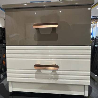 kelvin MDF and Engineered Wood Mullet Side Table Engineered Wood Bedside Table