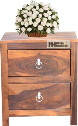 Meera Handicraft Solid Wood Side Table