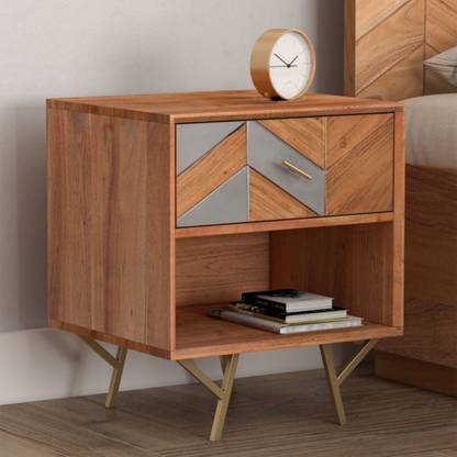 Orange Tree Mazi Bedside Solid Wood Bedside Table