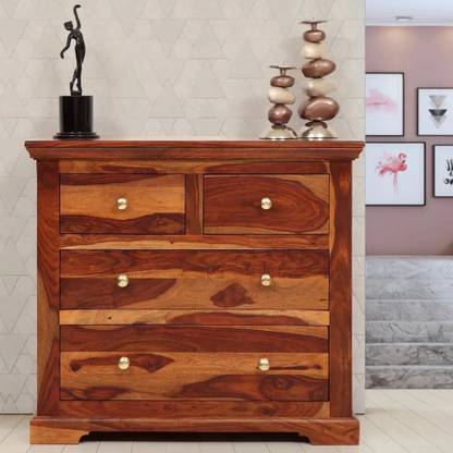 TRUE FURNITURE Contemporary End Table; Bed Side Table Solid Wood Corner Table