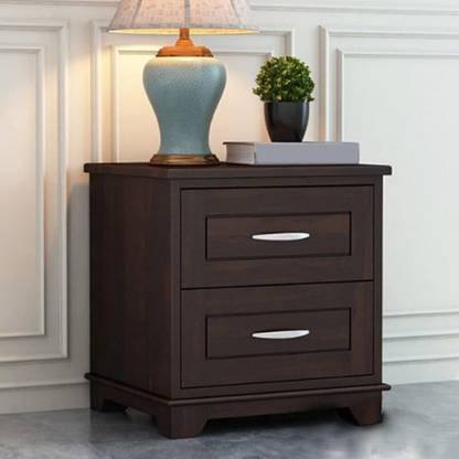 AdouerWood Solid Wood Bedside Table