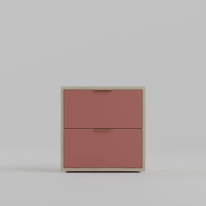 Baasuri Luna Solid Wood Bedside Table