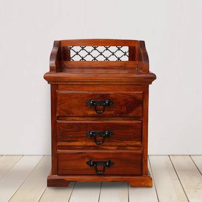 vishwakarma arts VFHBEDSIDE Solid Wood End Table