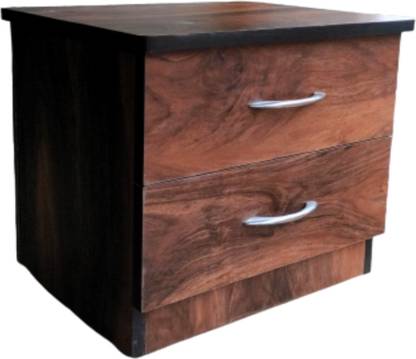 bhawani 2Drawer side table Engineered Wood Side Table