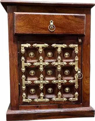 Knite Craft Solid Wood Bedside Table