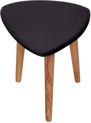 AnDecy Beautiful Black Triangle Side Table/Sofa Side Table/Corner Table/Nesting Table Engineered Wood Side Table