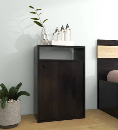 Mintwud From Pepperfry Emi Wooden Bedside Table/End Table For Bedroom/Living Room Engineered Wood Side Table