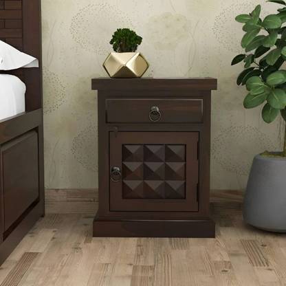Devsignature Solid Sheesham Wood Bed Side Table For Bed Room Solid Wood End Table