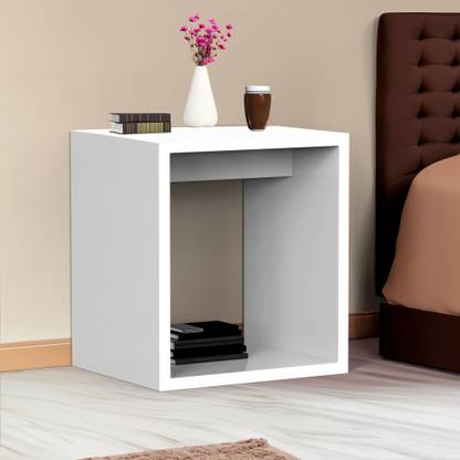 NEEHV HOME Abigail Side Table - For Storage & Bookshelf Organizer for Home & Office Engineered Wood Side Table