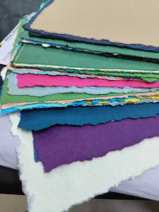 Sanjiri Assorted color of Cotton paper size 22" 30" - GSM 180-320 Silhouette Paper Sheet