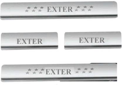 INDMOTIVE DOOR SILL GAURD FOR EXTER
 /FOOTPATI/FOOTSTEP/PROTECTOR (SET OF 4 ) Door Sill Plate
