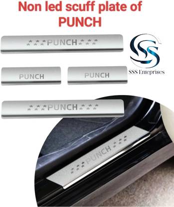 SSS Punch non led scuff plate Door Sill Plate