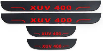 CARMART CCar door LED footstep scuff sill plate guards for xuv-400 Door Sill Plate