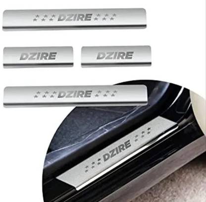 INDMOTIVE DOOR SILL GAURD FOR DZIRE
 /FOOTPATI/FOOTSTEP/PROTECTOR (SET OF 4 ) Door Sill Plate