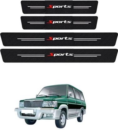 GONAMA Car Door Sill Protector, Sport Carbon Threshold Guard Scuff Cover Strip SG272 Door Sill Plate