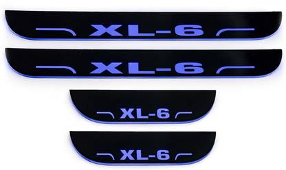 CARMART CCar door LED footstep Matrix moving light scuff sill plate guards for xl-6 Door Sill Plate
